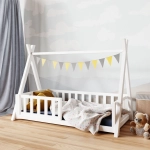 Łóżko tipi z barierkami